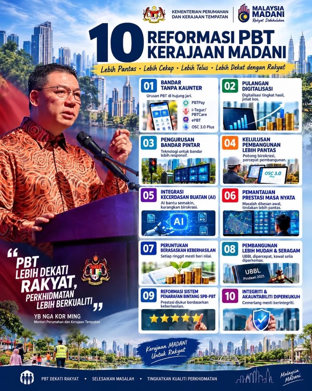 Madani terus bekerja!
