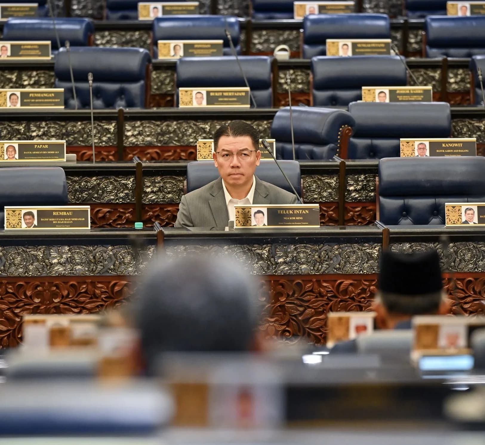 Hari ini saya hadir & mendengari dgn tekun perbahasan ahli2 parlimen di Dewan Rakyat