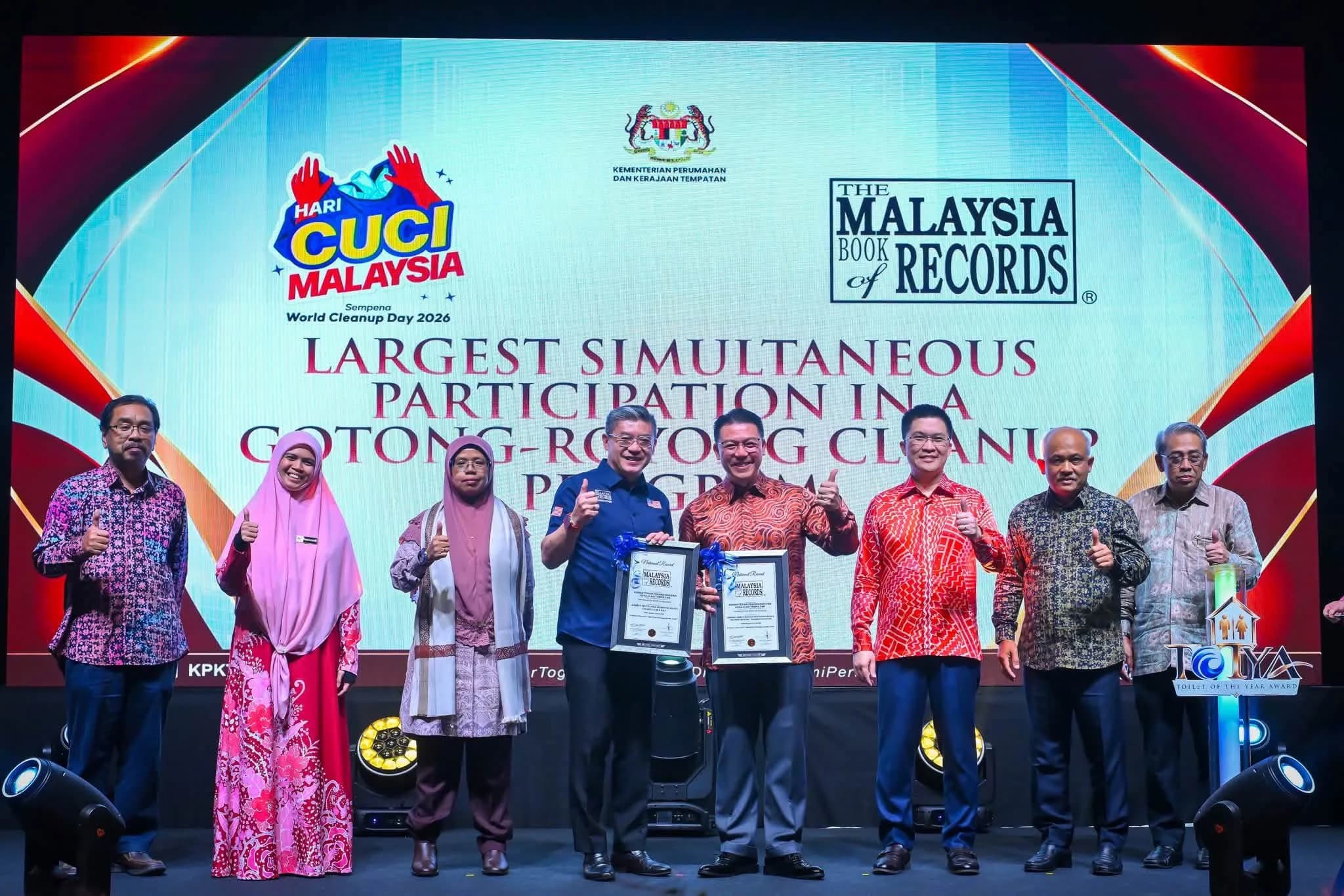 KPKT telah diberi pengiktirafan atas kejayaan mencatat 7 rekod baru “Malaysia Books of Records.”