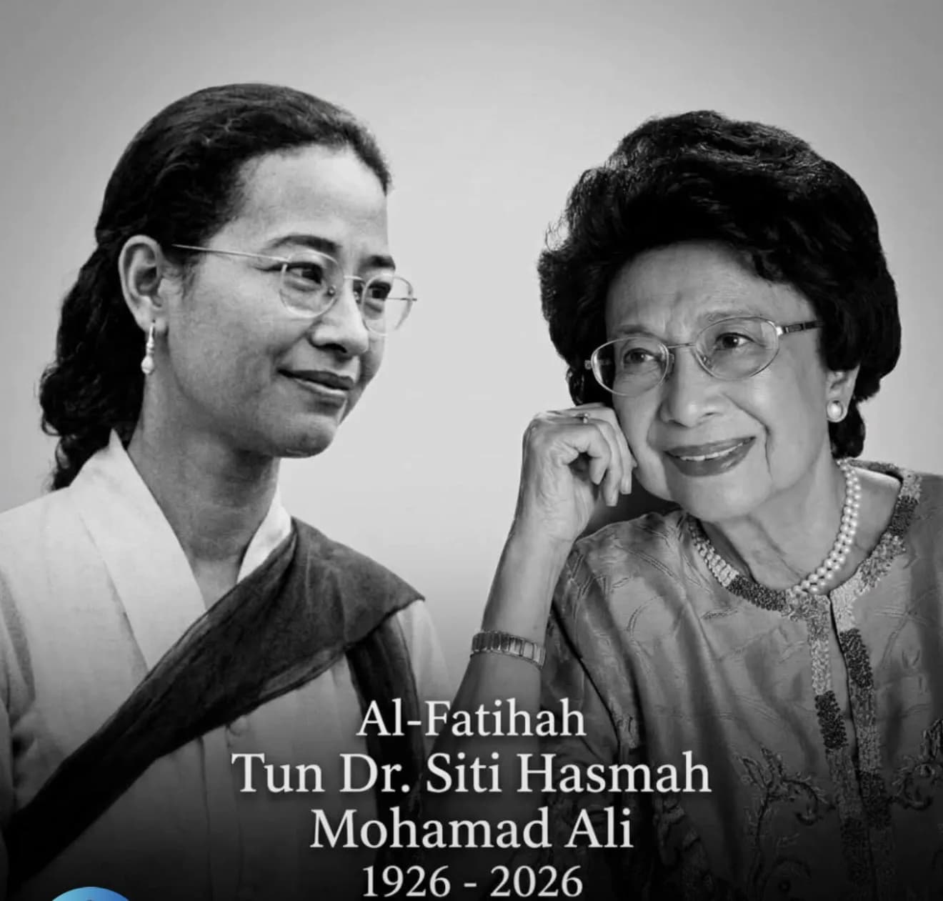 Saya merakamkan salam takziah kpd seluruh ahli keluarga Allahyarhamah Tun Dr Siti Hasmah, semoga rohnya dicucuri rahmat Ilahi dan ditempatkan di kalangan mereka yg beriman dan soleh.